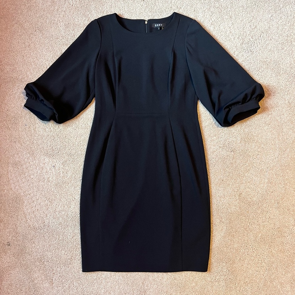 DKNY Black Sheath Dress Women’s Sz 10